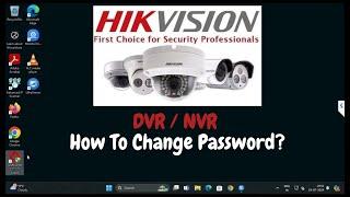 Hikvision DVR Password Change | Hikvision DVR Password Change | Hikvision Camera Password Change