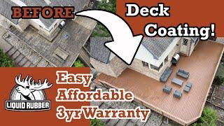 Restore Your Wood Deck: How to Recoat with Liquid Rubber for Amazing Results