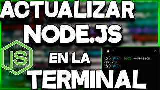 Actualizar NodeJS Desde la Terminal en Windows con WSL