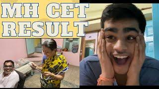 MH-CET{PCB} 2021 Result! | Student and Parent reaction | UNEXPECTED Percentile & Rank!