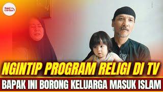 DIAM - DIAM LIHAT ACARA RELIGI DI TV, PELAYAN GEREJA INI BORONG KELUARGA MASUK ISLAM | KISAH MUALAF