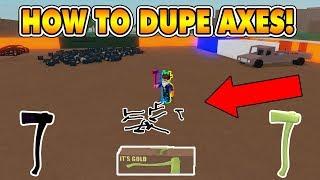 HOW TO DUPLICATE AXES! (LEGIT METHOD!) [NOT PATCHED!] LUMBER TYCOON 2 ROBLOX