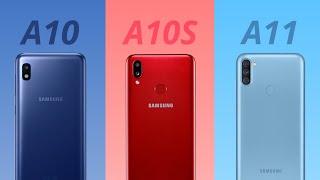 Samsung Galaxy A10 VS A10S VS A11