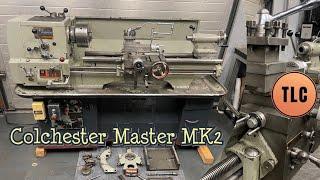 Colchester Master MK2 Power Cross Feed Lathe Svarv Tornio Drehmaschine