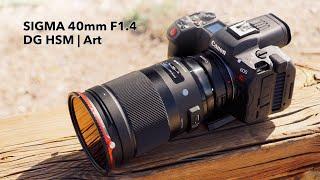 Watch in 8K! THE HIGHEST QUALITY LENS ON THE PLANET! Why am I selling it? SIGMA 40mm F1.4 DG HSM Art