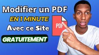 Comment modifier un fichier PDF sans payer ?