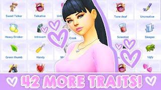 42 NEW CUSTOM TRAITS! // TRAIT BUNDLE | MOD REVIEW - THE SIMS 4