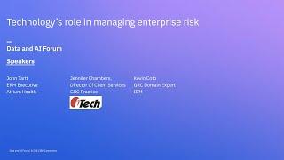 Technology’s Role in Managing Enterprise Risk