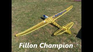 Fillon Champion vintage glider, maiden flight