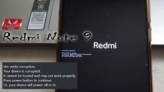 Redmi Note 9 dm-verity corruption.