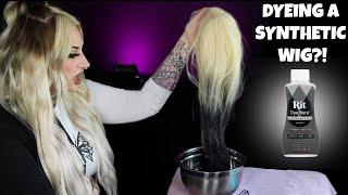 Dyeing A Synthetic Wig!