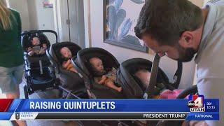 The Scott Family: Raising quintuplets