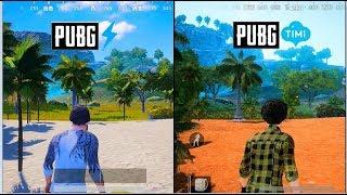 PUBG MOBILE (QUANTUM VS TIMI STUDIO) SANHOK Map Comparison.