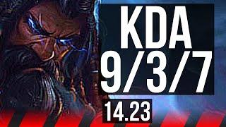 UDYR vs MORDEKAISER (TOP) | Legendary, 9/3/7 | KR Grandmaster | 14.23