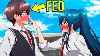 CHICO FEO Y SOLITARIO SE CONVIERTE EN EL MÁS POPULAR DE LA ESCUELA HACIENDO ESTO | Anime Resumen