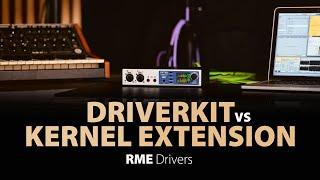 New macOS RME Audio Drivers Explained (Kernel Extension vs. System Extension)