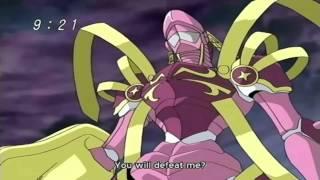 digimon savers: MirageGaogamon's 1st fight as burst mode