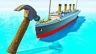 Giant Spinning Hammer vs Ships Teardown