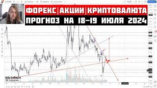 Прогноз Форекс, Акций и Криптовалюты на 18 - 19 июля 2024