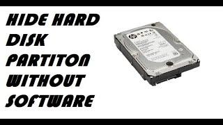 How to hide Hard disk partition without any software in window 7/8/10 by Ruchin Kaushik