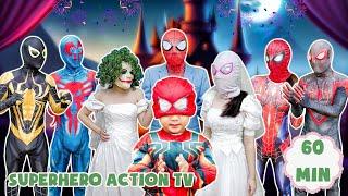 Spiderman Groom Kill JOKER Rescue Spider Bride (Action Real Life)