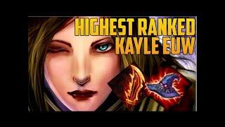 HIGHEST RANKED & BEST LOLSKILL EUW KAYLE MAIN BUILD GUIDE- 'Dawidsonek' Top 200 Challenger