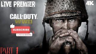 Live Premier, On Ps5, Call Of Duty WW2, 4K, Part 1