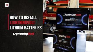 LightningVolt - How to Install Lithium Batteries in a Commercial Truck Electric APU