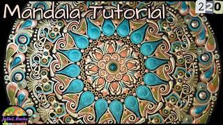 Paint Like No One Is Watching | Mandala Dot Art Painting Tutorial On Wood