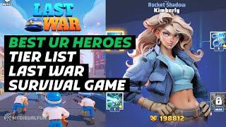 Best Heroes Ranked in Last War Survival Game (Tier List)