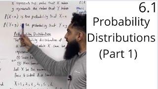 Edexcel AS Level Maths: 6.1 Probability Distributions (part 1)
