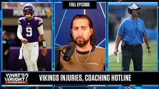 Vikings Injured, Finding Betting Value & Nick’s Coaching Hotline | What's Wright?