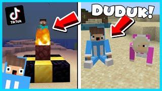 MIPAN & ZUZUZU Bisa Panggil Herobrine Di Minecraft! Coba TikTok Hacks Yang Aneh! BISA DUDUK JUGA