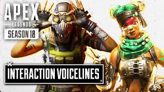 *NEW* OCTANE and LIFELINE Interaction Voicelines - Apex Legends Season 18