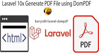 Laravel 10x Generate PDF File using DomPDF