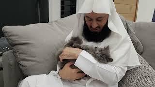 The most adorable cat on the planet???  Mufti Menk in Trinidad 