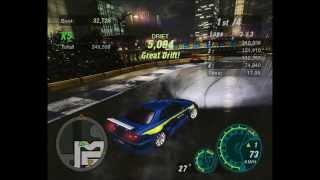 Need For Speed Underground 2 - Hard Drift with the Legendary Skyline [HD]