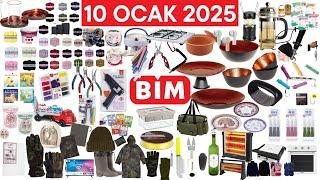 RESMİ KATALOGDAN | BİM 10 OCAK 2025 | MUTFAK ÇEYİZ BALIKÇILIK HOBİ ÜRÜNLERİ | BİM KAMPANYA