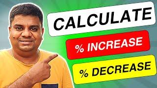 How to Calculate Percentage Increase in Excel