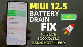 How to FIX Battery Drain in MIUI 12.5 | How to FIX Heating Issue | Also Works on MIUI 12