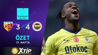 MERKUR BETS | MH Kayserispor (3-4) Fenerbahçe - Highlights/Özet | Trendyol Süper Lig - 2023/24