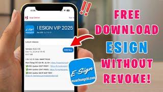 Install IPA Files on iPhone Using Esign VIP 2025 (Free 100%)