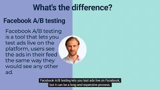 Comparing Facebook A/B testing with Usability A/B testing