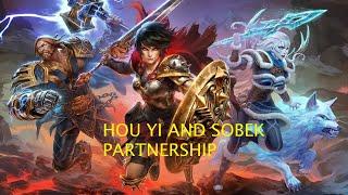 Hou Yi and Sobek partnership!!! Smite Moments FT. Togno94