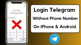 How to Use Telegram Without Phone Number! iPhone
