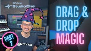 Drag & Drop Wizardry in #StudioOne - Part 2