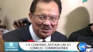 NewsLife: CA Confirms Arthur Lim as COMELEC Commissioner || Mar. 11, 2015