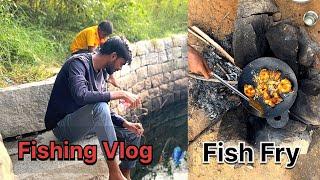 Fishing Vlog | Fish Fry  | Kicha Village Vlogs