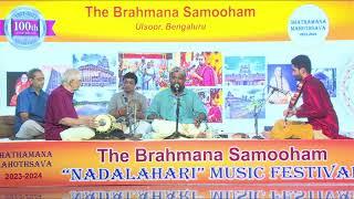 The Brahmana Samooham Bangalore, Day 9 Vocal Concert by Sri Harish Sivaramakrishnan & Party