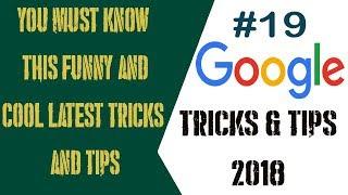 Google Tricks 2018: You Must Know This Funny And Cool Latest Tricks And Tips #19